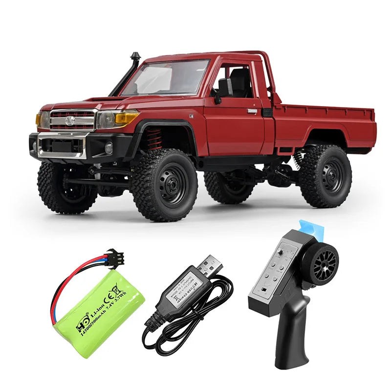 1:12 MN Model MN82 RC Car 2.4G RTR Version 4WD 280 Motor Proportional Off-Road Remote Control Crawler Toys For Boys Gifts