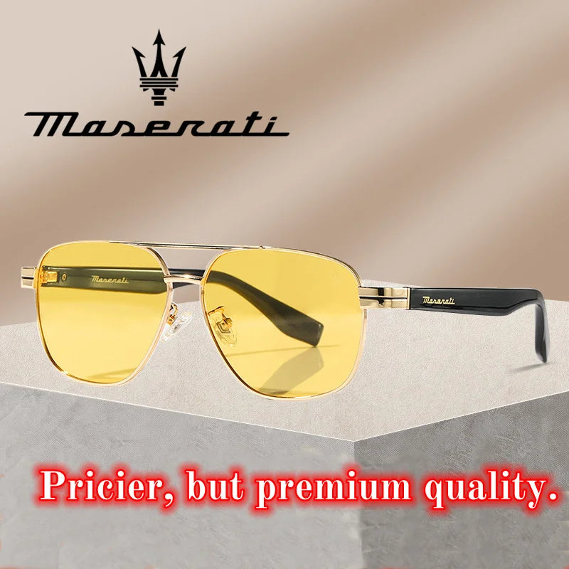 MASERATI Luxury Sunglasses For Men&Women Polarized UV400 Driving Glasses Classic Style Premium Quality High End Fashion Design