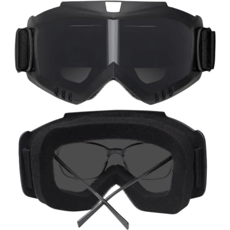 Tactical Full Face Helmet MICH ABS - Detachable Goggles & NVG Bracket for Airsoft CS Outdoor Wargame Protective Gear