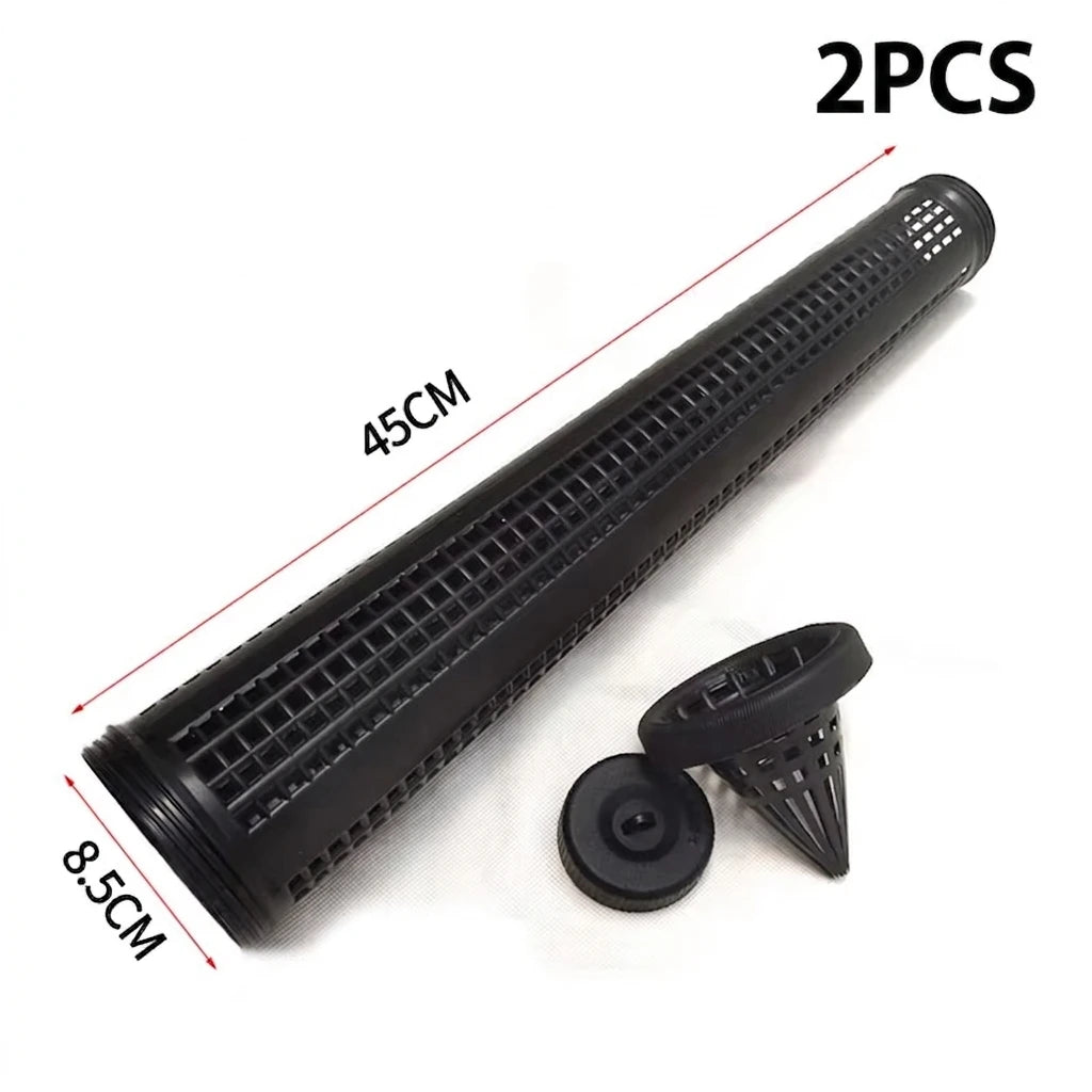 1pcs Black Fish Net Cage Fishnet Finless Eel Loach Trap Fishing Pot Durable Plastic Container Mud Cage