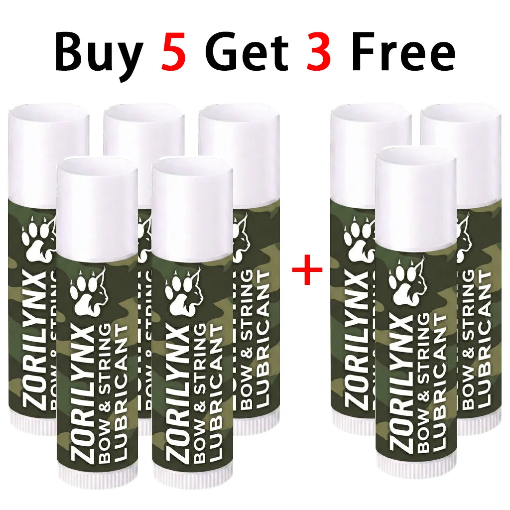 ZORILYNX Archery Bow String Wax Stick Waterproof Lubricator for Longbow Compound Bow Crossbow Prevents Fraying & Conditions