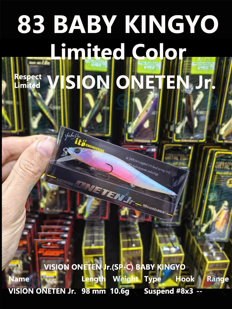 2026.1 NEW Limited COLOR 83 BABY KINGYO RESPECT JAPAN Megabass Fishing Lure BASS Sea Tackle VISION ONETEN JR LBO X-80 JR POPX