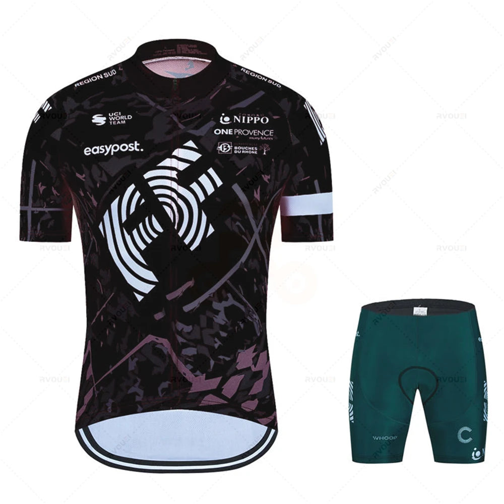 Summer Cycling Clothing 2026 New Team Ropa Ciclismo Hombre Short Sleeve Cycling Jersey Set Mtb Bike Man Uniforme Maillot Bicycle