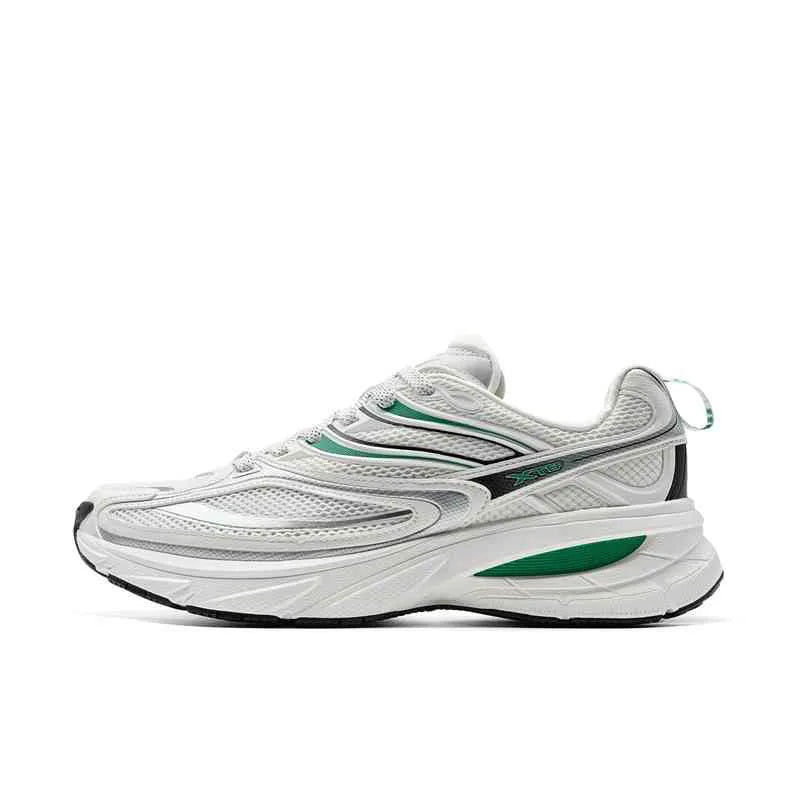 Xtep Little Basque 2 Casual Shoes for Men 2025 Summer Vintage Breathable Comfortable Non-Slip Durability Sneakers 875219320017