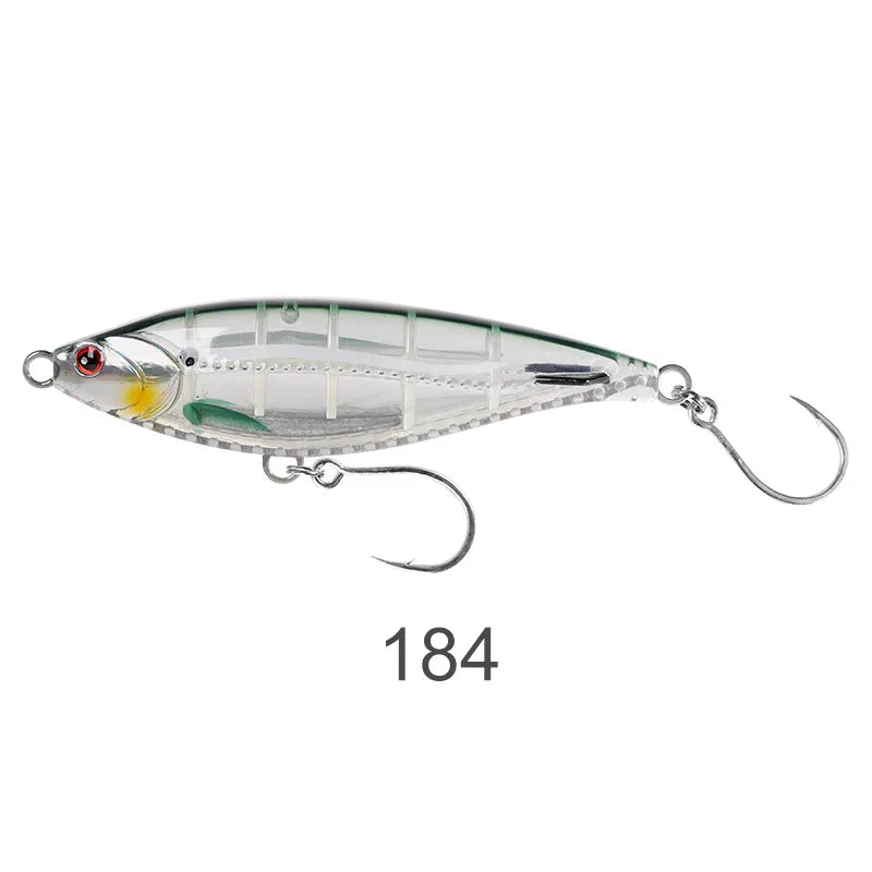 NOEBY-Stickbait Sinking Pencil Fishing Lure, Long Casting, Artificial Hard Baits,Sea Bass Tuna Fishing Lure,115mm 43g,150mm 85g