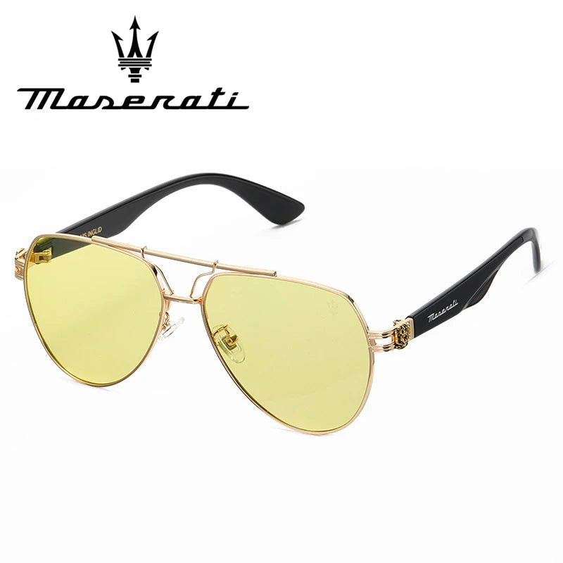 Maserati Polarized Sunglasses For Men Women UV400 Driving Glasses Classic Style High-End Fashion Premium Quality 7132