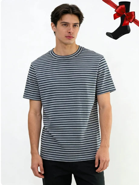 100% Superfine Merino Wool T Shirt Mens Base Layer Shirt Merino Wool Wicking Breathable Quick Dry Anti-Odor +Merino Wool Socks