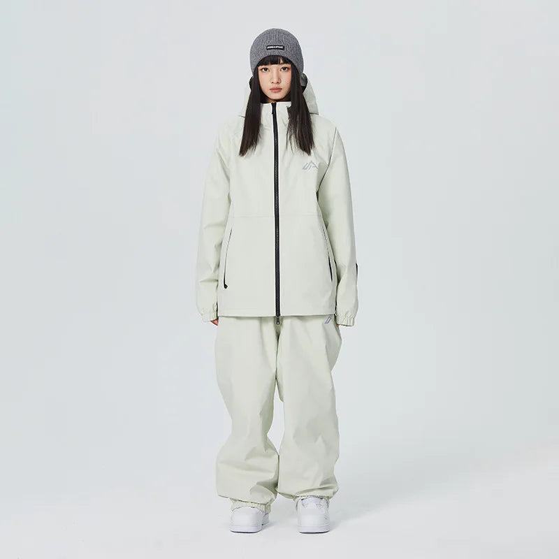 SEARIPE 2025 New Winter Man And Woman's Warm Ski Suit Breathable Waterproof Snowboarding Snow Sets Unisex Coat And Pants Suit
