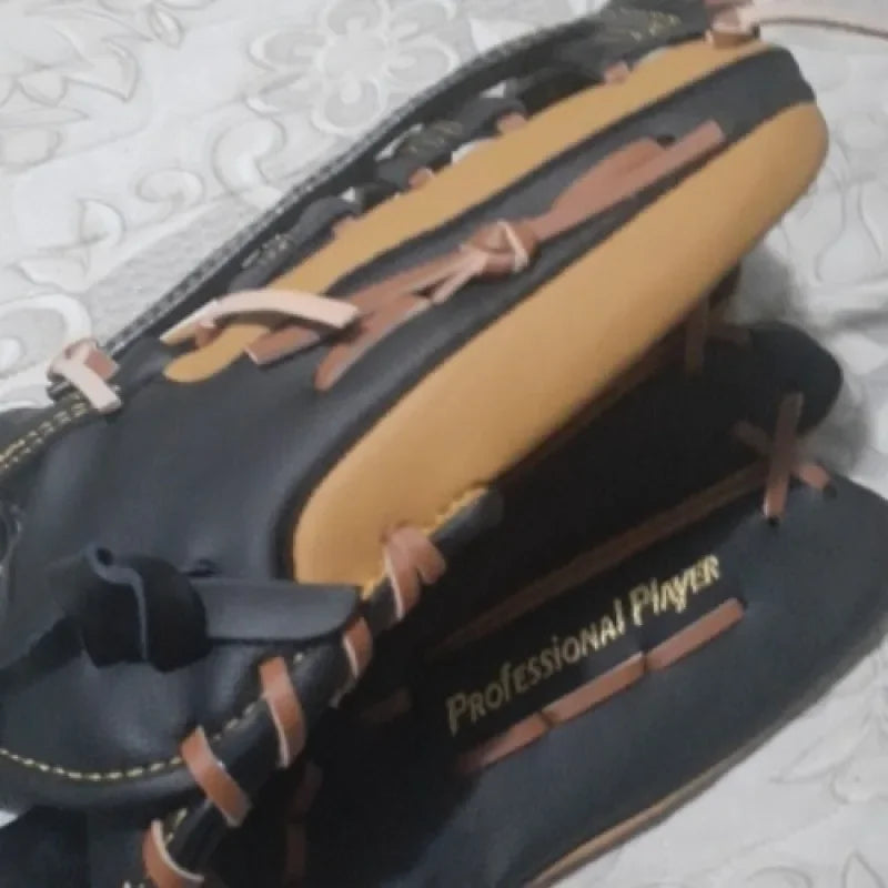 11.5/12.5inch Genuine Leather Baseball Gloves Professional Youths Adults Mitt Softball Training Catcher Gloves Sports Equipment