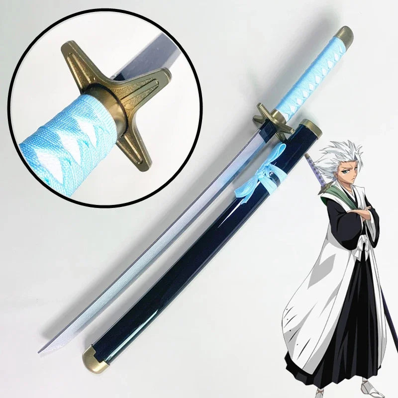 40inch Anime Bleach Katana Wooden Ninja Knife Aizen Ichigo Cosplay Sword Real Size Japanese Katana Original Samurai Sabre Gift