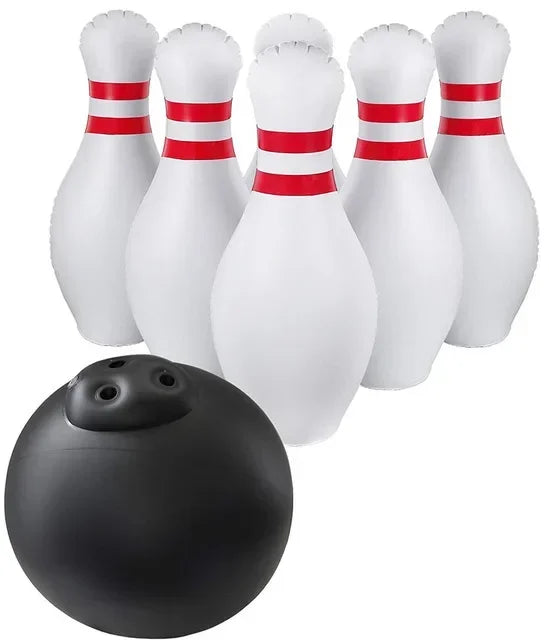 Giant Inflatable Bowling Game Set for Kids Adults Family Lawn Yard Outdoor Sports Toys Parent-child Interactive Exercise Toy