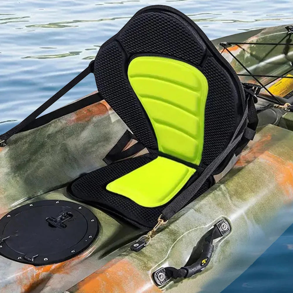 Kayak Paddle Board Seat Adjustable Stand Up Backrest Seat with Storage Bag Non-Slip Backrest Seat for Rowboats Fishing Canoeing