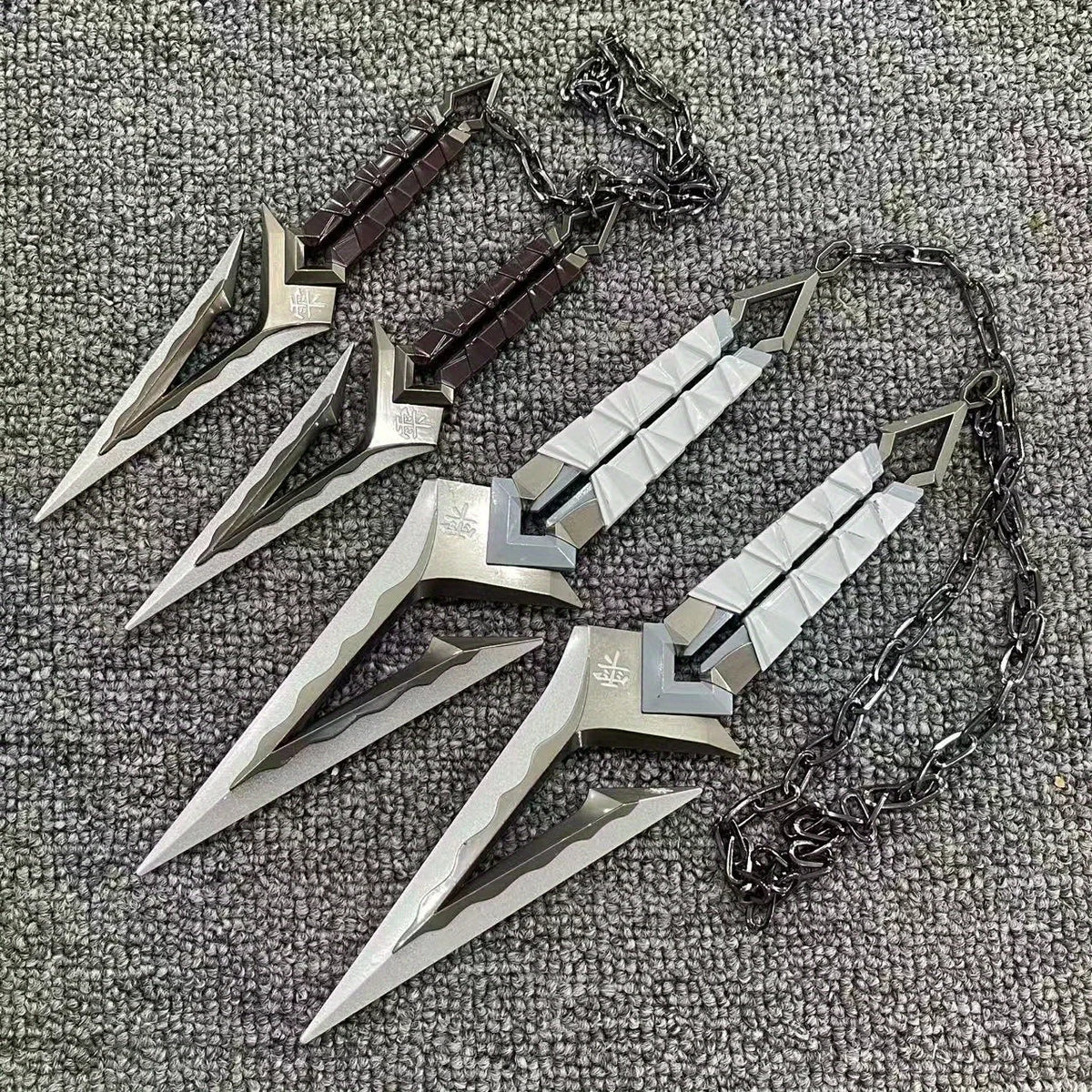 6/8.6inch Valorant Ninja Star Metal Small Sword Anime Cosplay Prop Ninja Kunai Japanese Safe Unsharpened Display Collection Gift