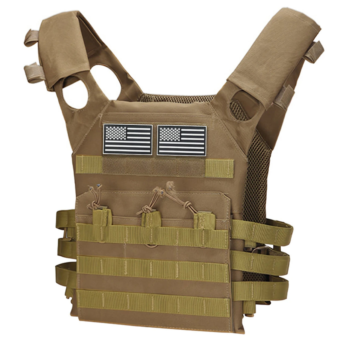 Lightweight hunting vest MOLLE system air cushion vest with adjustable shoulder straps for outdoor hunting sports