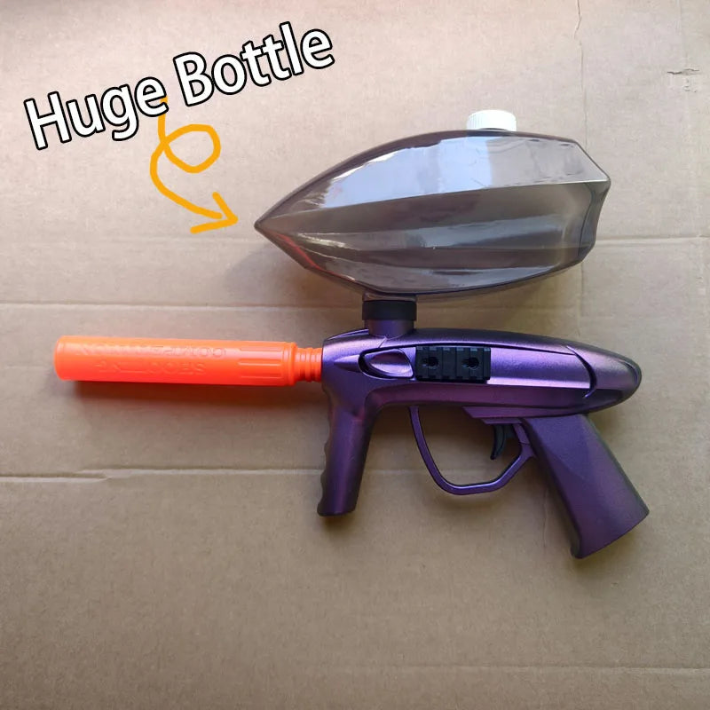 Electric Blaster Gun Outdoor Toy Shooting Gel Bullet Pistols Huge Bottle Capacity Summer Shooting Sport Interactive Game Adult