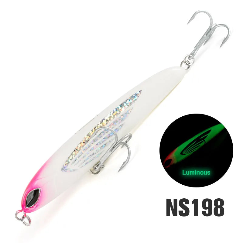 Noeby Sinking Heavy Stickbait Lure 115mm 64g 130mm 81g Pencil Jigs Artist Sea Fishing Lure Hard Baits Saltwater Fishing Lures