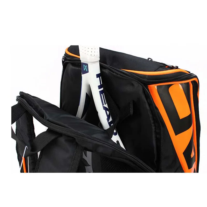 HEAD Original Radical Tennis Backpack Outdoor Sport Bag with Shoe Compartment Raqueta Tenis Racket Bag