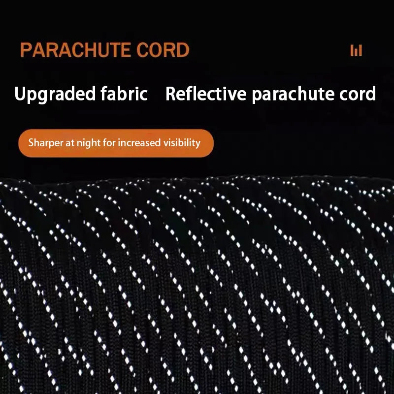 Reflective Paracord Rope Military 7 Strand 4mm 550 Tactical Parachute Cord Camping Tent Lanyard DIY Bracelet Outdoor Survival Ke