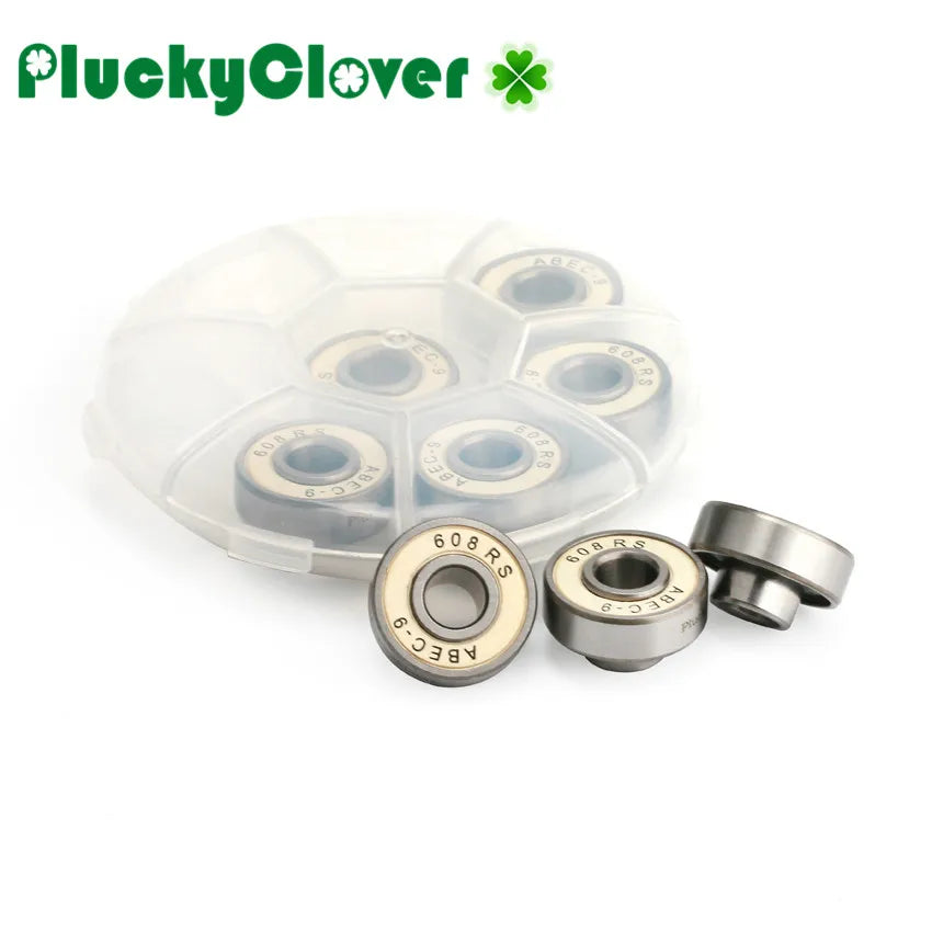 Skateboard Bearing 608rs Abec9 Integrated Spacer Longboard Double Rocker Dance Fish Drift Board Electric Skateboarding Bearings