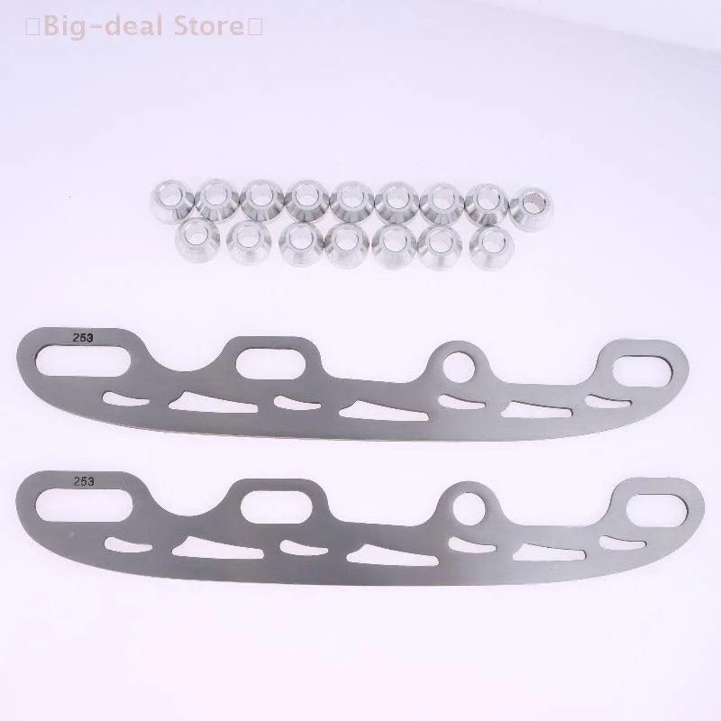 【M】1 Set Ice Skating Blade Stainless Steel Inline Figure Skate Blade For Skate Shoes 220/253/290MM Skating Replacement Blades