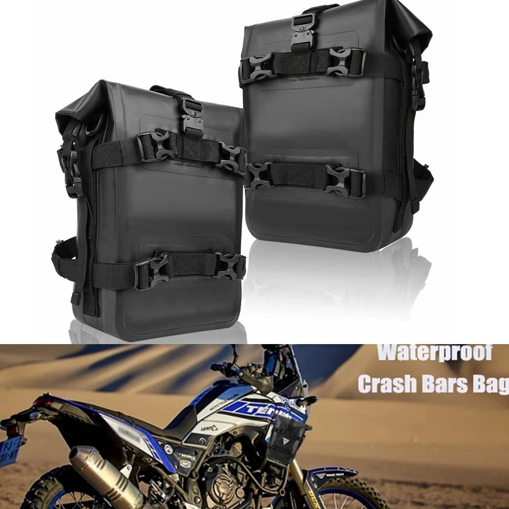 For  R1200GS R1250GS ADV For HONDA NC750X CB500X Motorcycle Frame Crash Bars Waterproof Bag Bumper Repair Tool Placement Bag