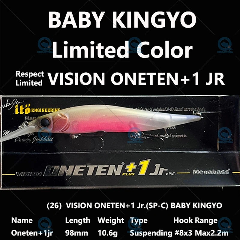 2026.1 NEW Limited COLOR 83 BABY KINGYO RESPECT JAPAN Megabass Fishing Lure BASS Sea Tackle VISION ONETEN JR LBO X-80 JR POPX