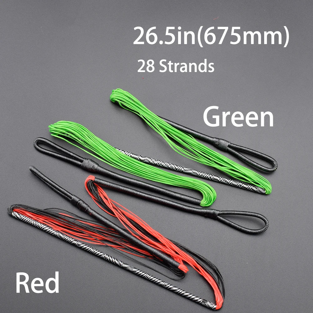 Archery Bowstring Crossbow String Replacement String Hmpe 1600d Bowstring Material For Adder Ek R9 And Others Red/green