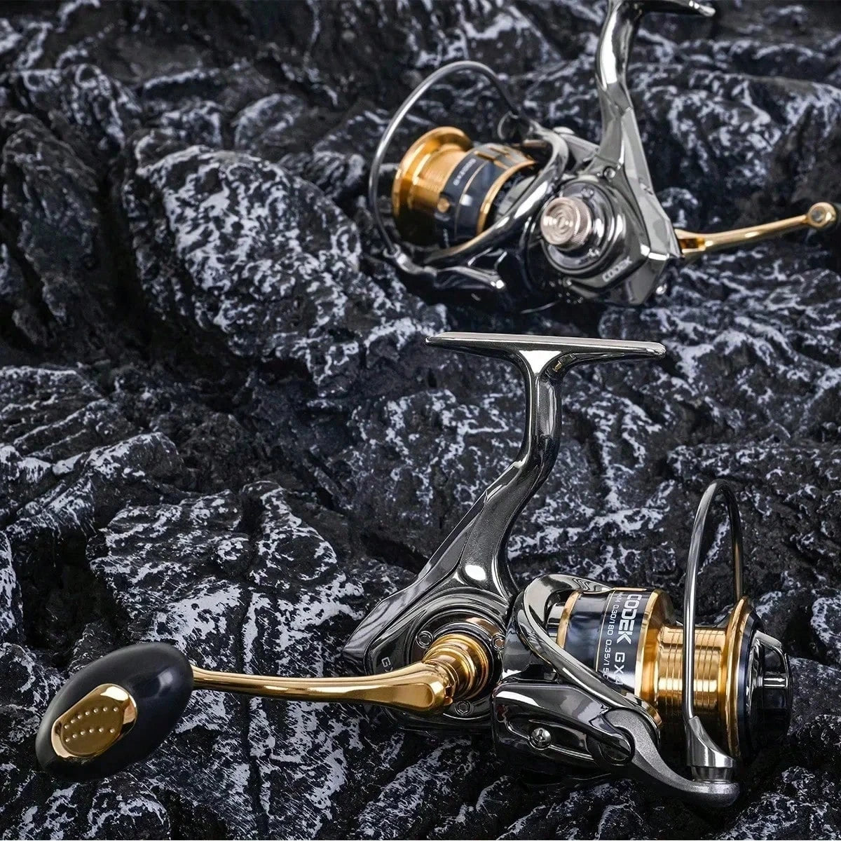 NEW Okuma Original All Metal Fishing Reel 13+1BB Power Spinning Wheel Fishing Coil Shallow Spool Suitable For All Waters