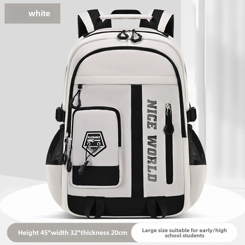 teenage school backpack for boys girls cool large bookbag student backpack with many pockets college middle high school bags
