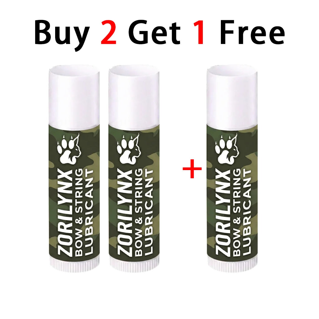 ZORILYNX Archery Bow String Wax Stick Waterproof Lubricator for Longbow Compound Bow Crossbow Prevents Fraying & Conditions