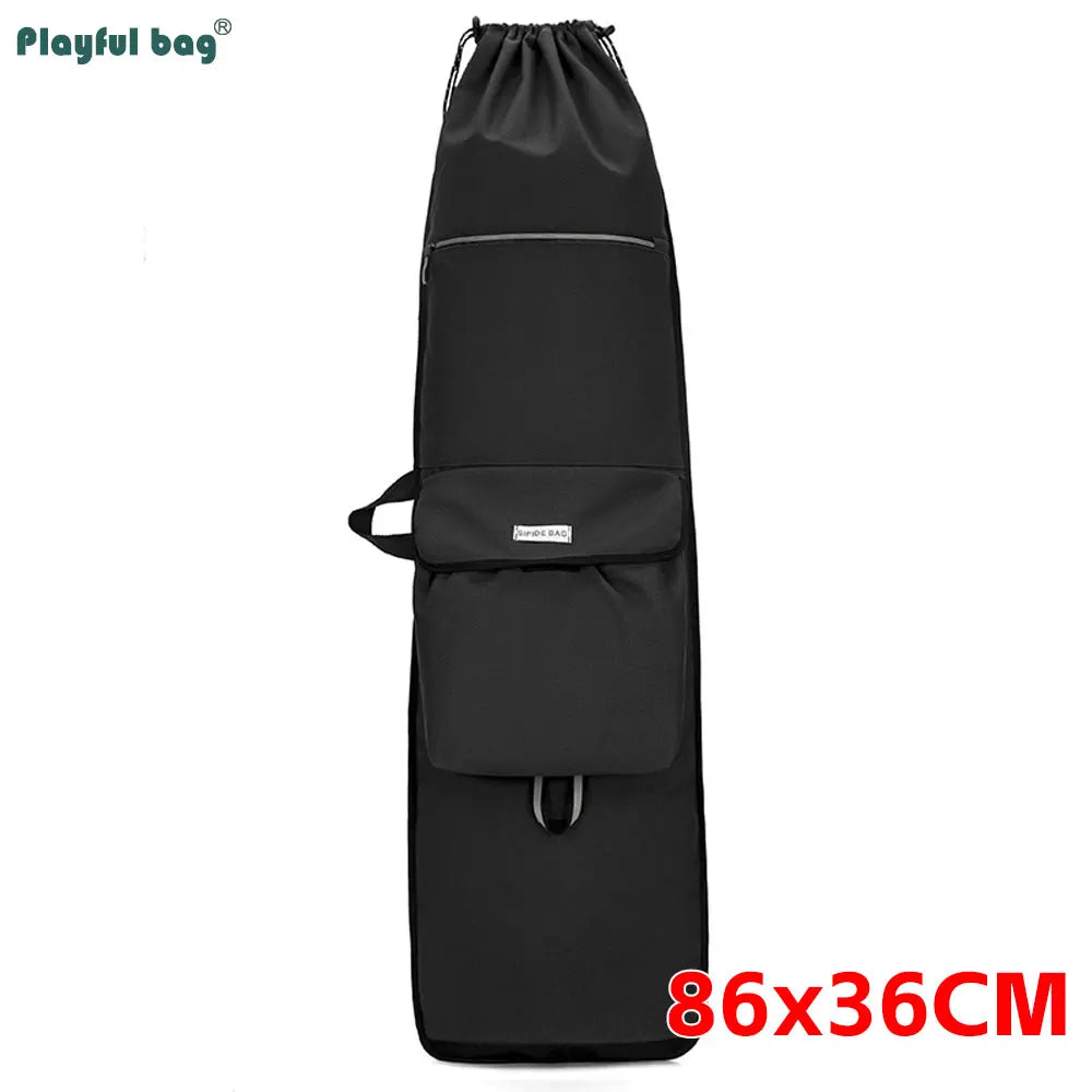 122CM 94CM 86CM Canvas Skateboard Bag Large Capacity Multifunctional Fishing Tackle Backpack Diving Fin Protective Bags AVA311