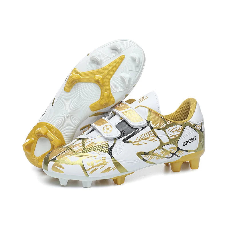 Kids Soccer Shoes FG/TF School Football Boots Boys Girls Cleats Grass Sneakers Child Outdoor Athletic Training Sports Footwear
