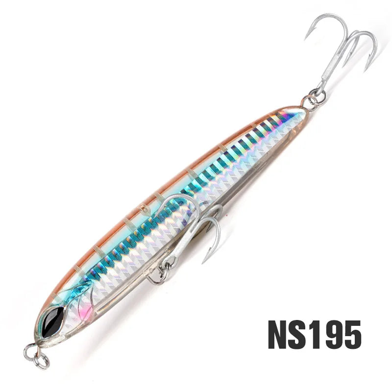 Noeby Sinking Heavy Stickbait Lure 115mm 64g 130mm 81g Pencil Jigs Artist Sea Fishing Lure Hard Baits Saltwater Fishing Lures
