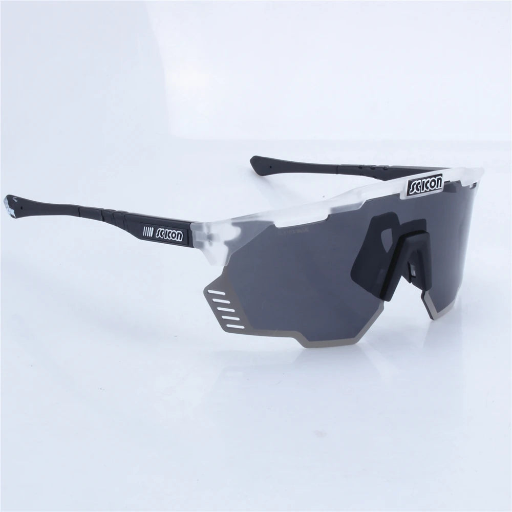 SCICON AEROSHADE KUNKEN UV400 Cycling Sunglasses with Case - Outdoor Sports Men's MTB Road Bike Eyewear Women's Goggles