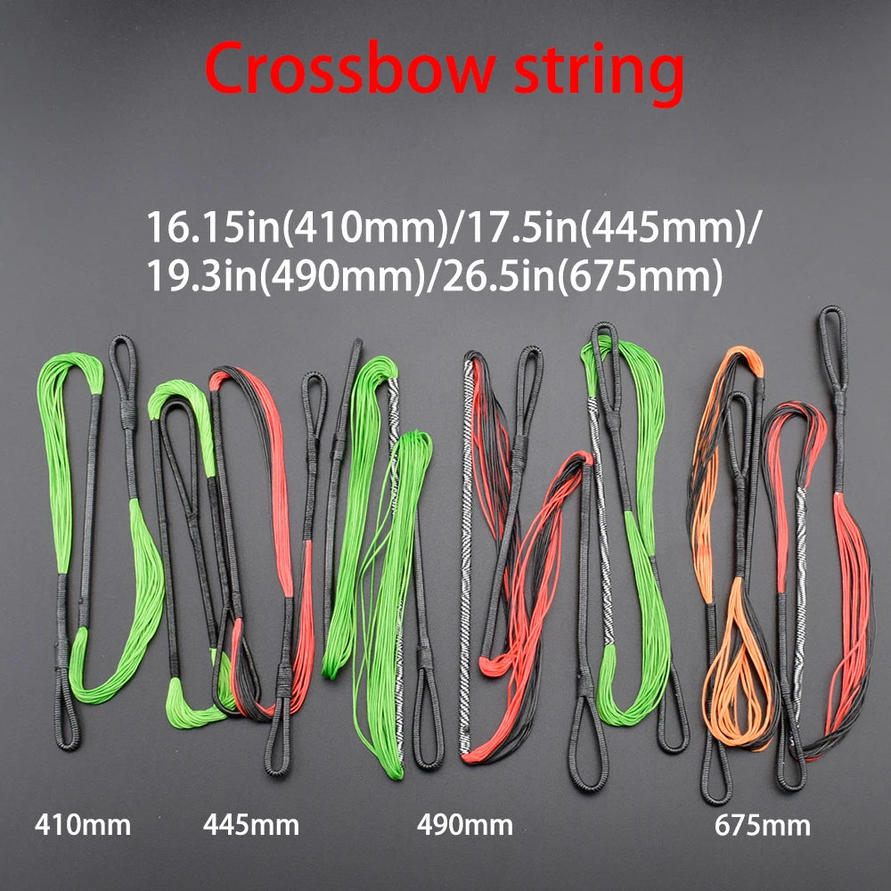 Archery Bowstring Crossbow String Replacement String Hmpe 1600d Bowstring Material For Adder Ek R9 And Others Red/green