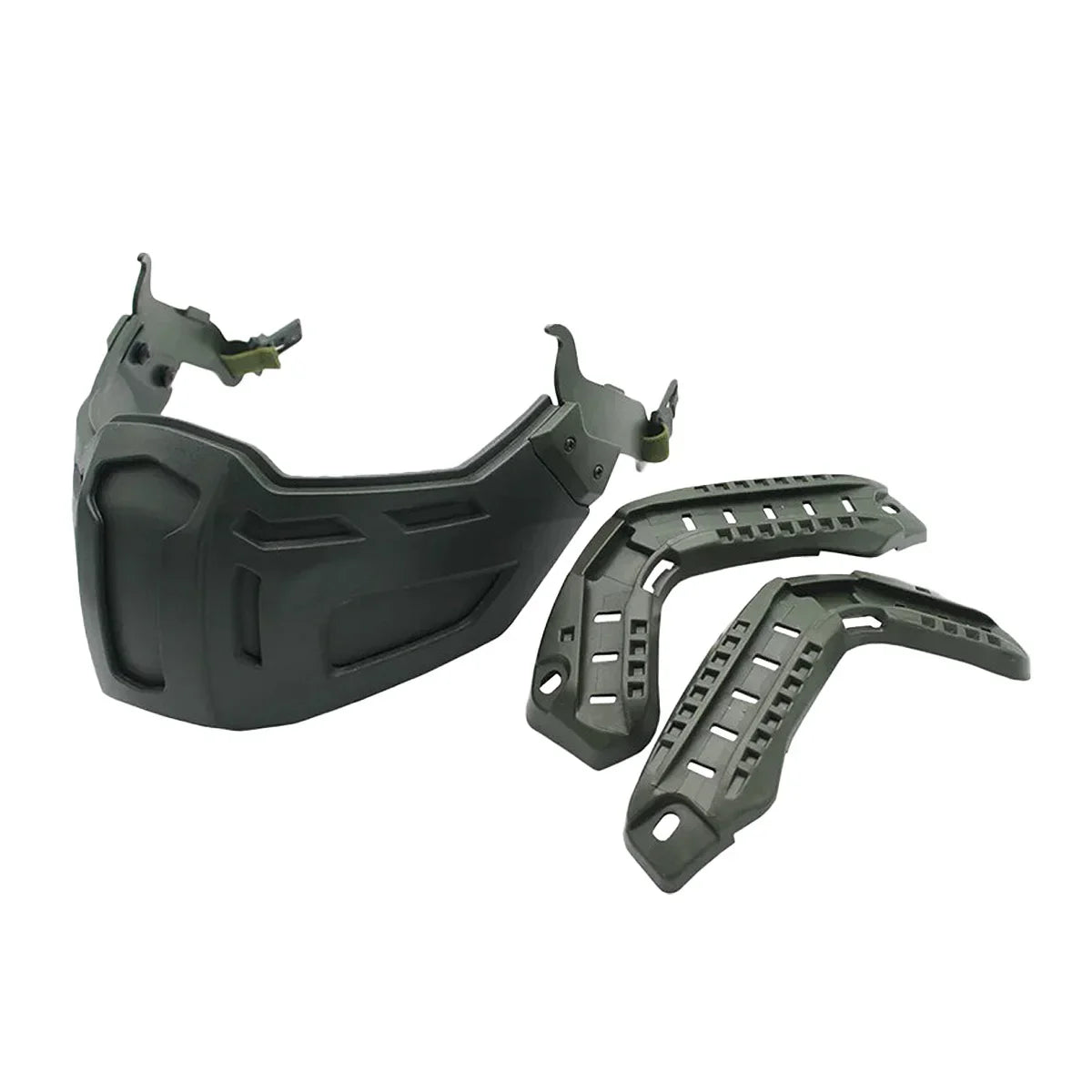 New Tactical FAST Helmet Half Face Mask With Flip Goggles Hunting CS Game Paintball Mask Helmet Accessories Gear