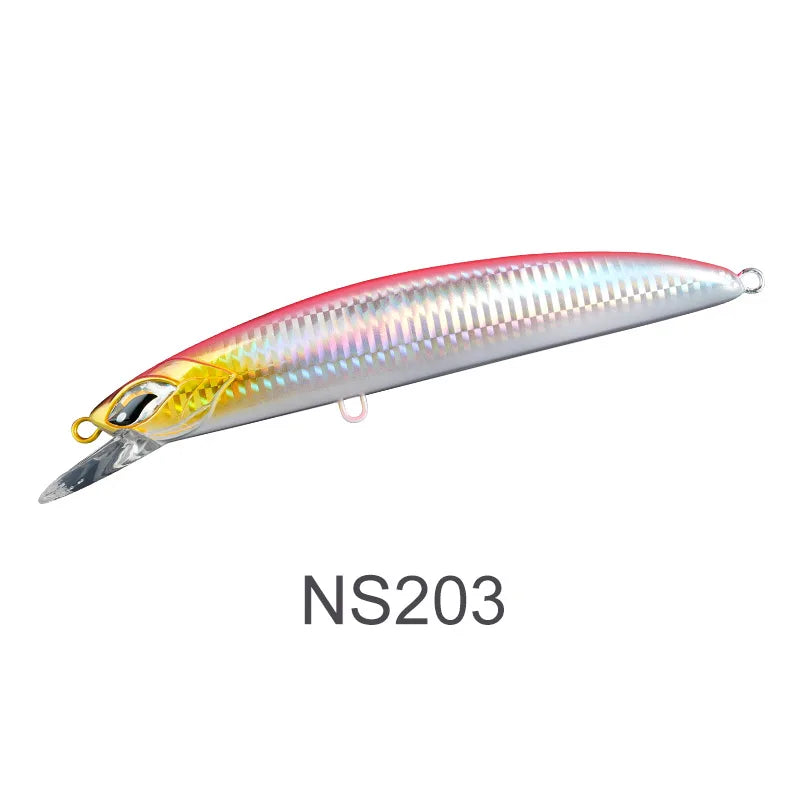 Noeby Minnow Fishing Lure 170mm 56g 195mm 84g Jerking Bait Slow Sinking Artificial Hard Bait for Tuna Sea Tackle Fishing Lures