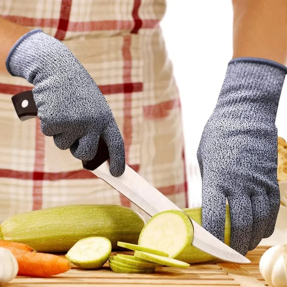 HPPE Level 5 Safety Anti Cut Resistant Gloves High-strength Industry Kitchen Anti-Scratch Anti-cut Glass Cutting Multi-Purpose