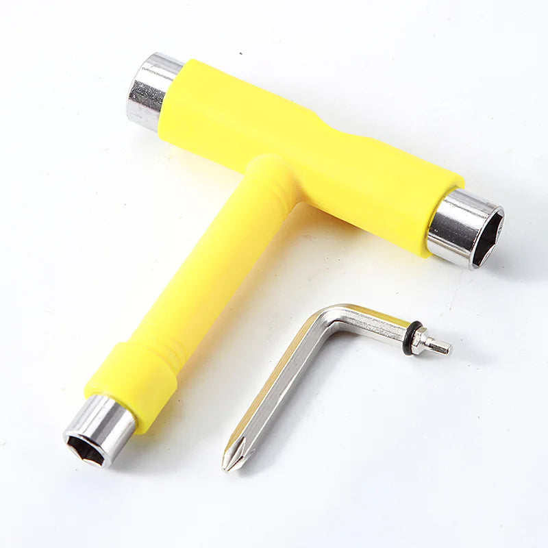 Skateboard T-tool Combination Skateboard Tool Die Sleeve Buckle Portable Into Semi-Automatic Multi-Functional Disassembly