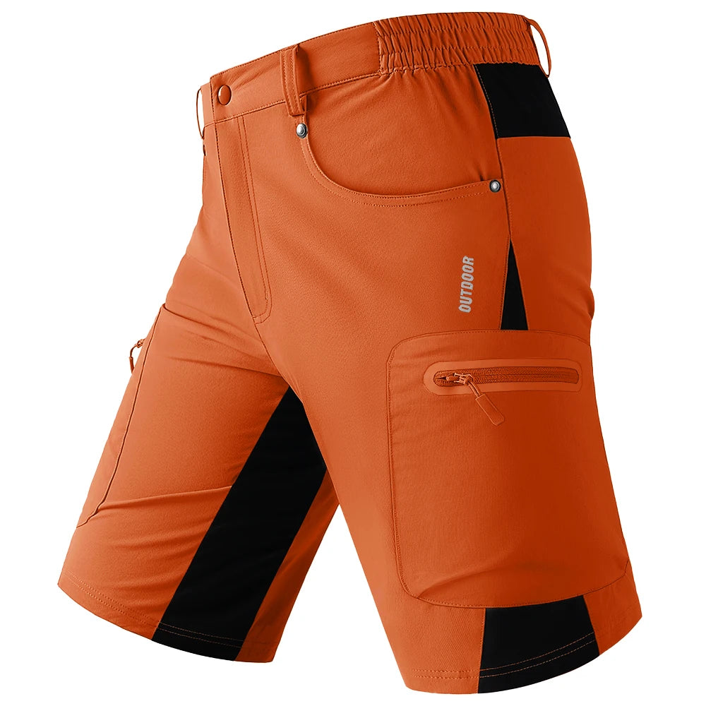 TACVASEN Quick Dry Cargo Shorts Mens Lightweight Work Cargo Shorts Multi Pockets Waterproof Outdoor Hiking Fishing Shorts Male