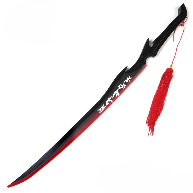 40inch Yasuo Katana Anime League of Legends Sword Cosplay Yone Wooden Ninja Knife Real Size Japanese Katana Samurai Sabre Gift