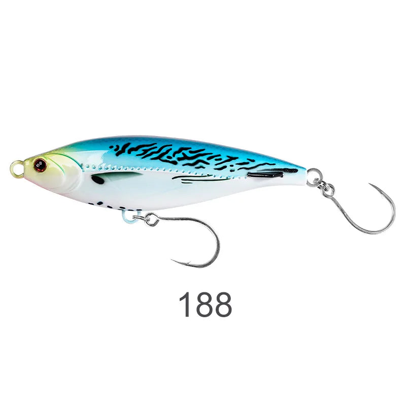 NOEBY-Stickbait Sinking Pencil Fishing Lure, Long Casting, Artificial Hard Baits,Sea Bass Tuna Fishing Lure,115mm 43g,150mm 85g