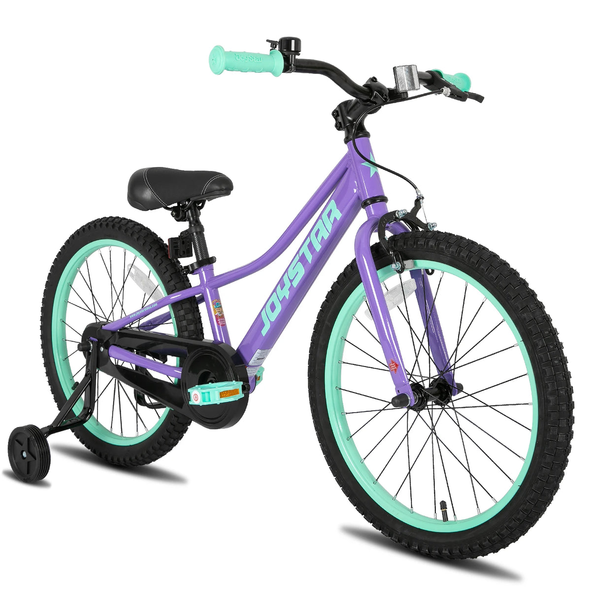 JOYSTAR NEO 20" 24" Kids Mountain Bike for Boys Girls 5-12 Years 20" Kids Bike with Training Wheels, 24 Inch Bike with Kickstand, Dual Brake