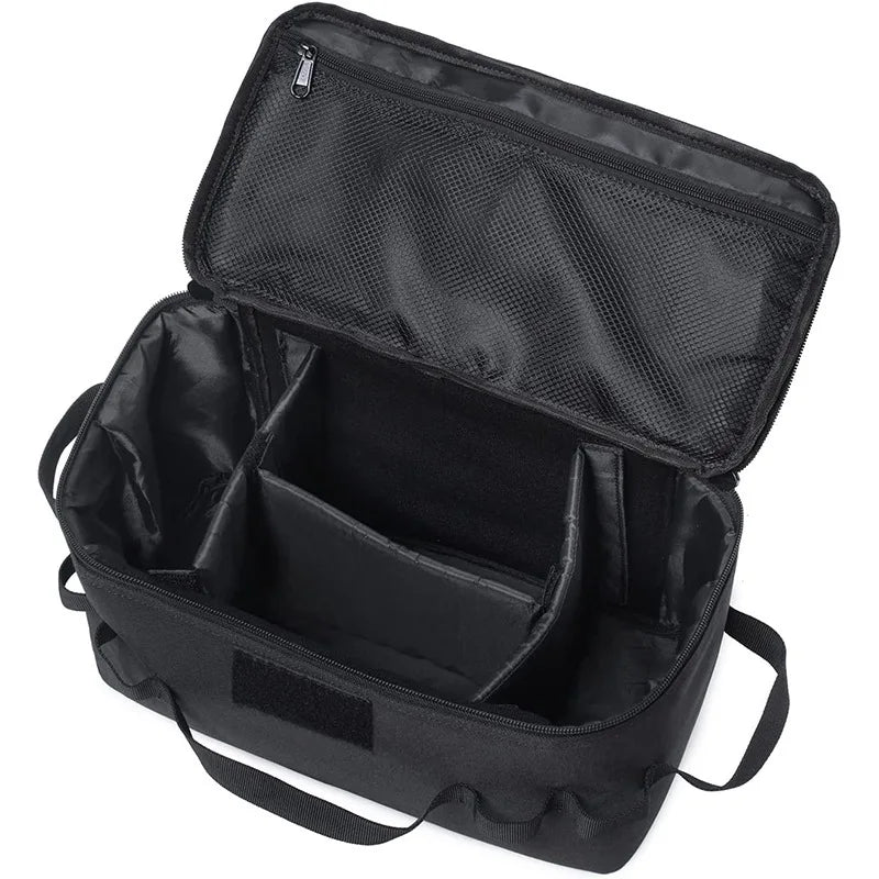Outdoor Camping Gas Tank Storage Bag Large Capacity Ground Nail Tool Bag Gas Canister Picnic Cookware Utensils Kit Bag