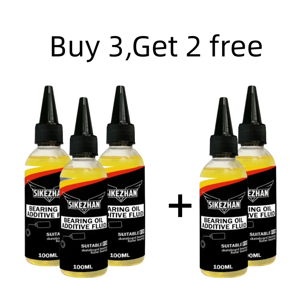 Roller Skate Oil & Skateboard Bearings Lube, Anti-Rust Liquid Lubricant Maintenance with Precise Dripper Bottle for Longboards