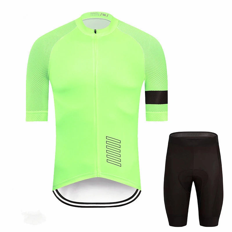 2026 New Pro Team Cycling Jersey Set Men's Summer Bike Mountain Uniform Ropa Ciclismo Maillot Hombre Bicycle Clothing Suit