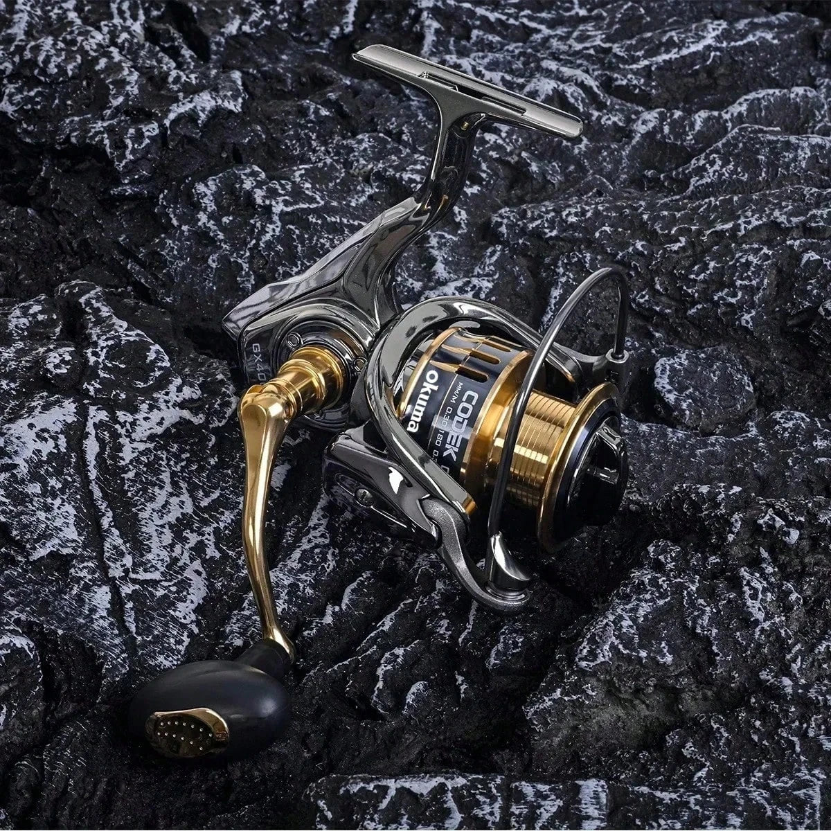 NEW Okuma Original All Metal Fishing Reel 13+1BB Power Spinning Wheel Fishing Coil Shallow Spool Suitable For All Waters