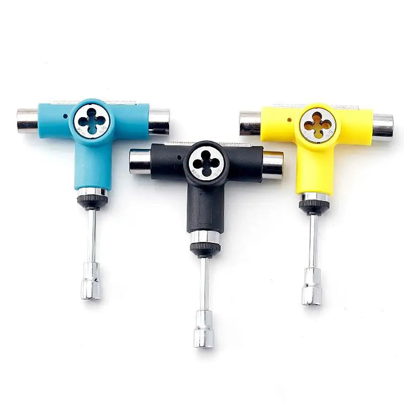 Skateboard T-tool Combination Skateboard Tool Die Sleeve Buckle Portable Into Semi-Automatic Multi-Functional Disassembly