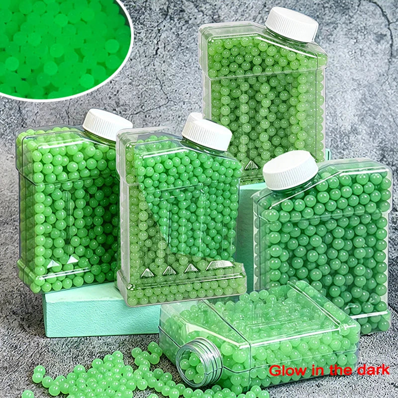 2O--Fluorescent 6mm Airsoft BBs Bullets 0.12g BB Strikeball Rifle Gun Plastic BB Balls Glow in the Dark BB Pellets