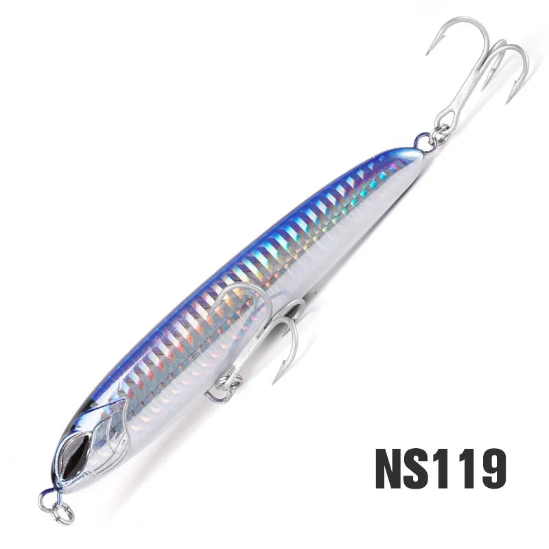 Noeby Sinking Heavy Stickbait Lure 115mm 64g 130mm 81g Pencil Jigs Artist Sea Fishing Lure Hard Baits Saltwater Fishing Lures